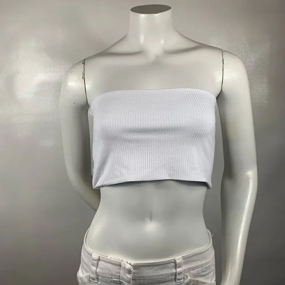 3For$20 TopShop Tube Top White Size: 8 NWOT